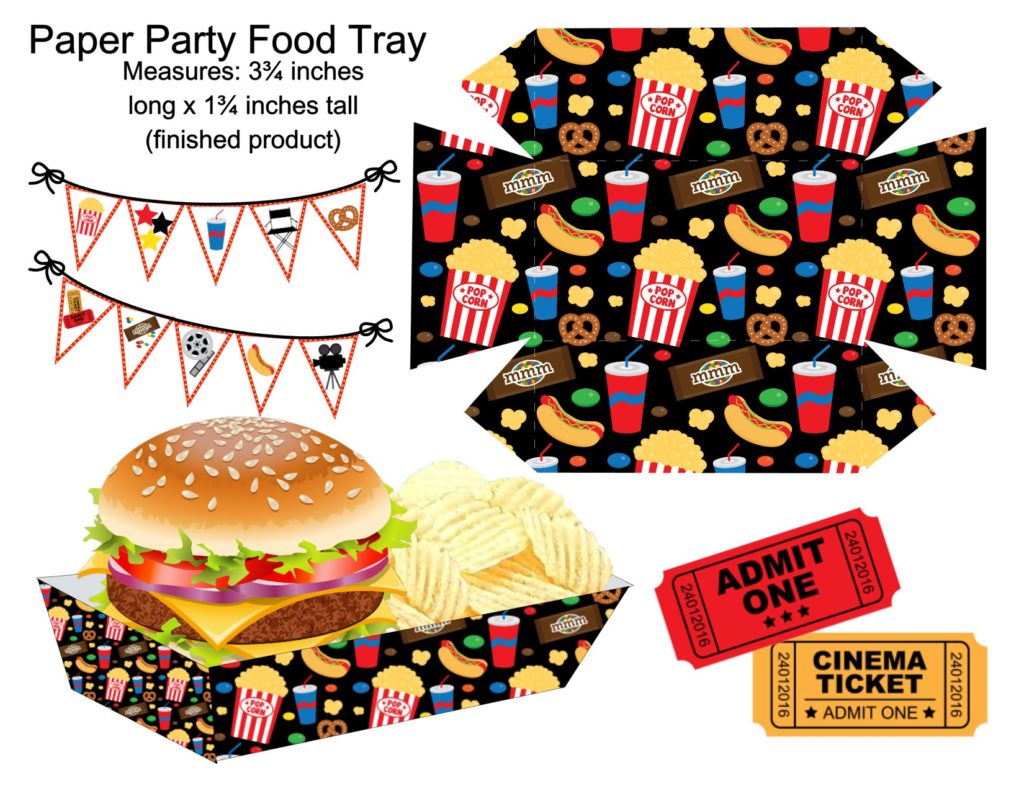 Movie Night Birthday Party FREE Printable Collection