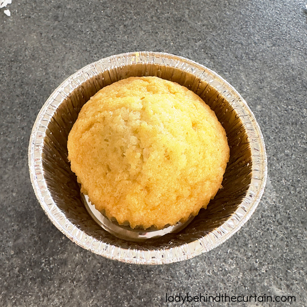 Snow Globe Coconut Cupcakes