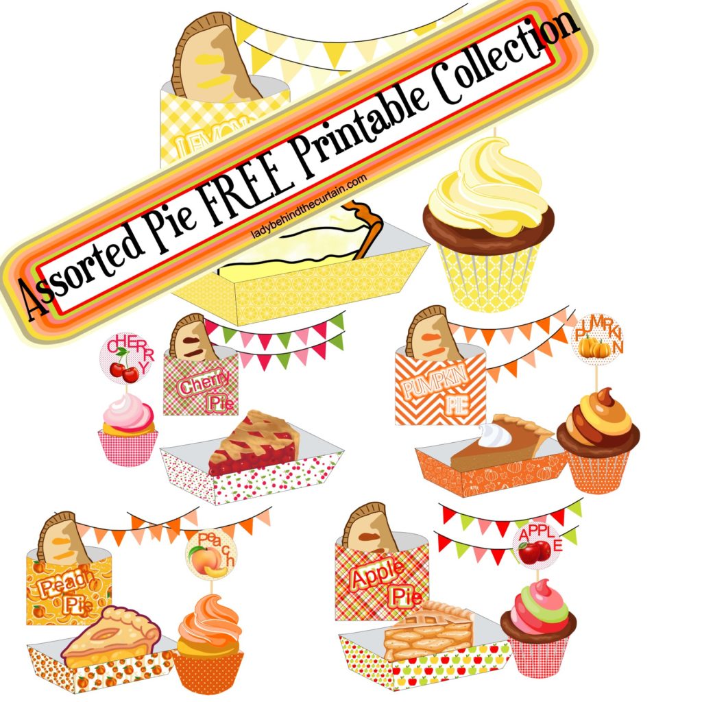 Assorted Pie FREE Printable Collection