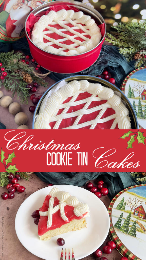 Christmas Cookie Tin Cakes