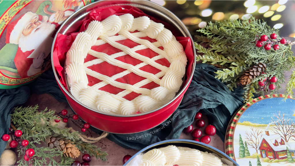 Christmas Cookie Tin Cakes