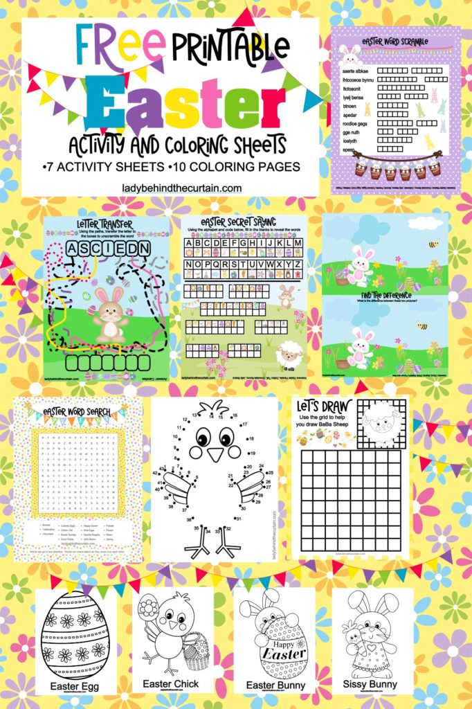 FREE Easter Activity Sheets and Coloring Pages