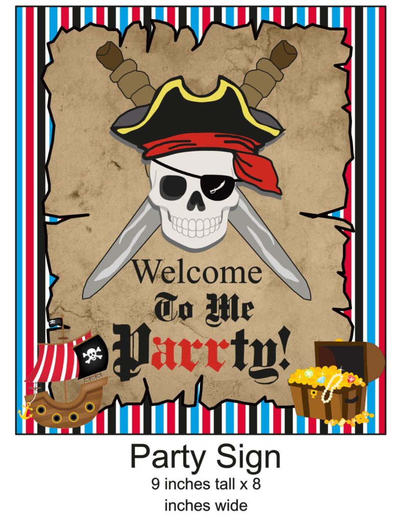 Kids Pirate Birthday Party FREE Printable Collection