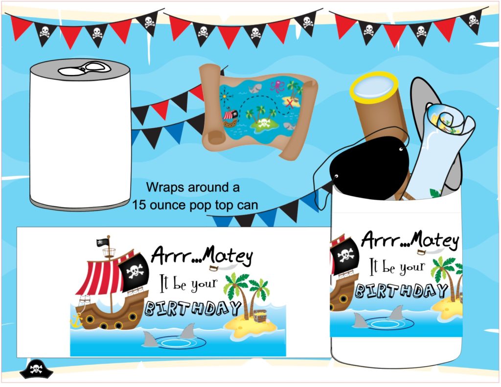 Pirate Birthday Party FREE Printable Collection