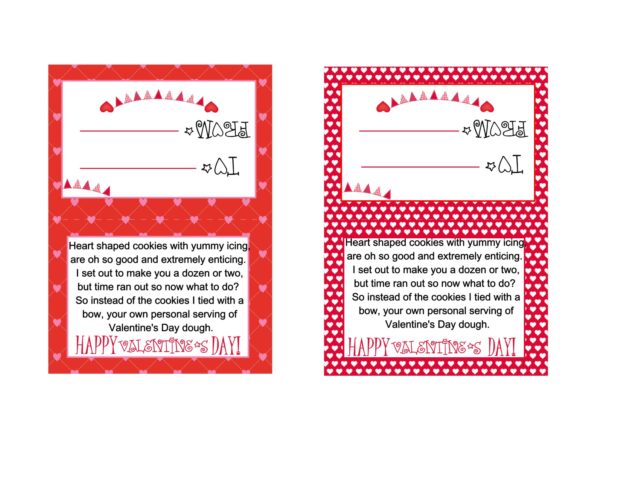 Holiday and Celebration Dough Topper FREE Printable Collection