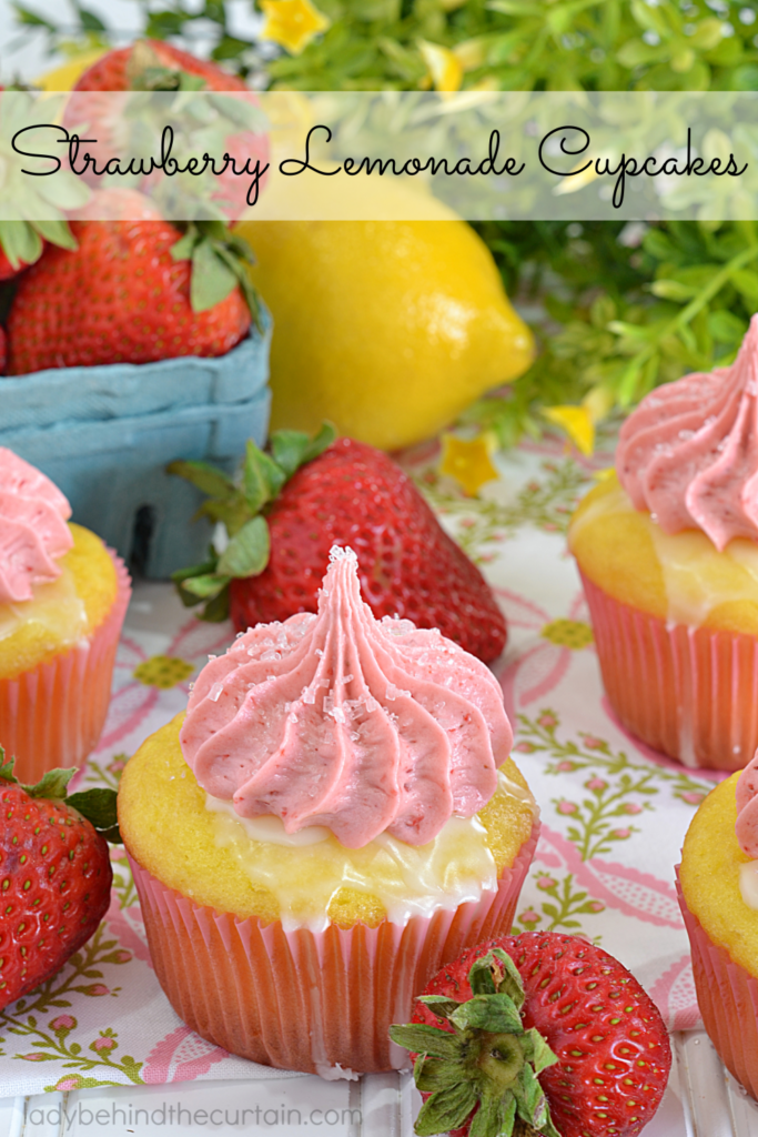 Strawberry Lemonade Cupcakes