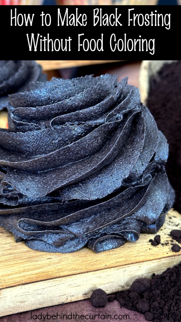 How to Make Black Frosting without Food Coloring