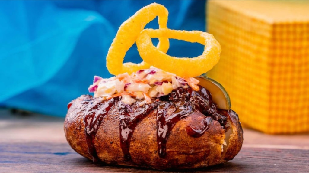 Disneyland Copycat Barbecue Beef Stuffed Baked Potatoes