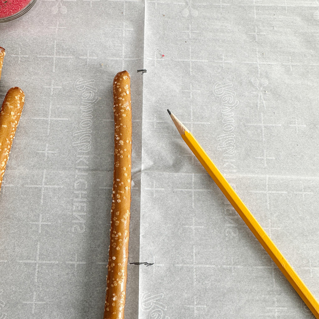 Pirate Party Themed Decorated Pretzel Rods