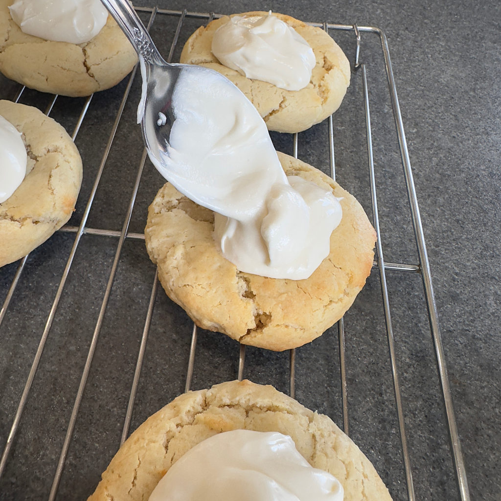 Gourmet Thick Blueberry Cheesecake Cookies