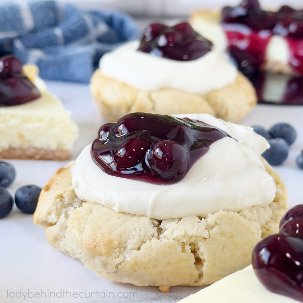 Gourmet Thick Blueberry Cheesecake Cookies