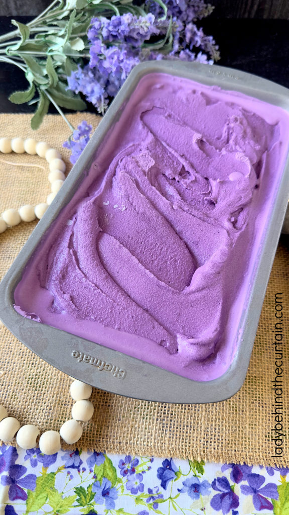 Homemade Ube Ice Cream