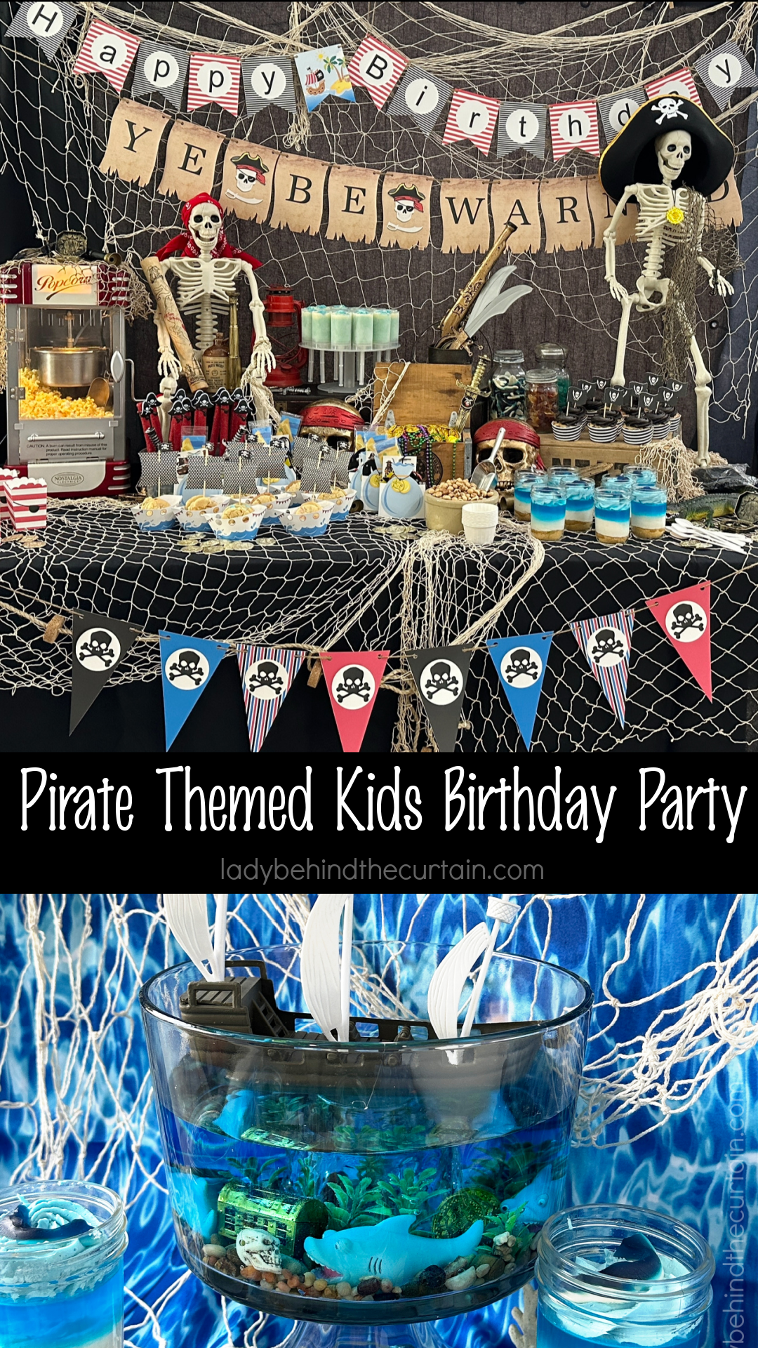 Kids Pirate Themed Birthday Party