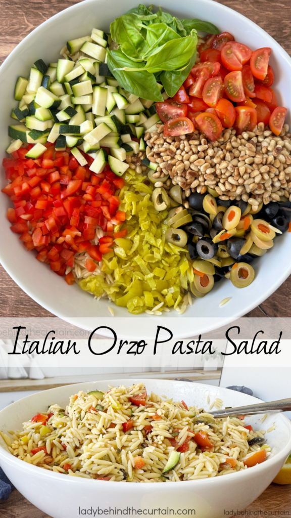 Italian Orzo Pasta Salad