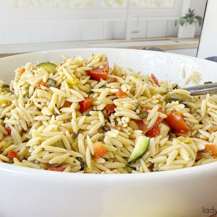 Italian Orzo Pasta Salad