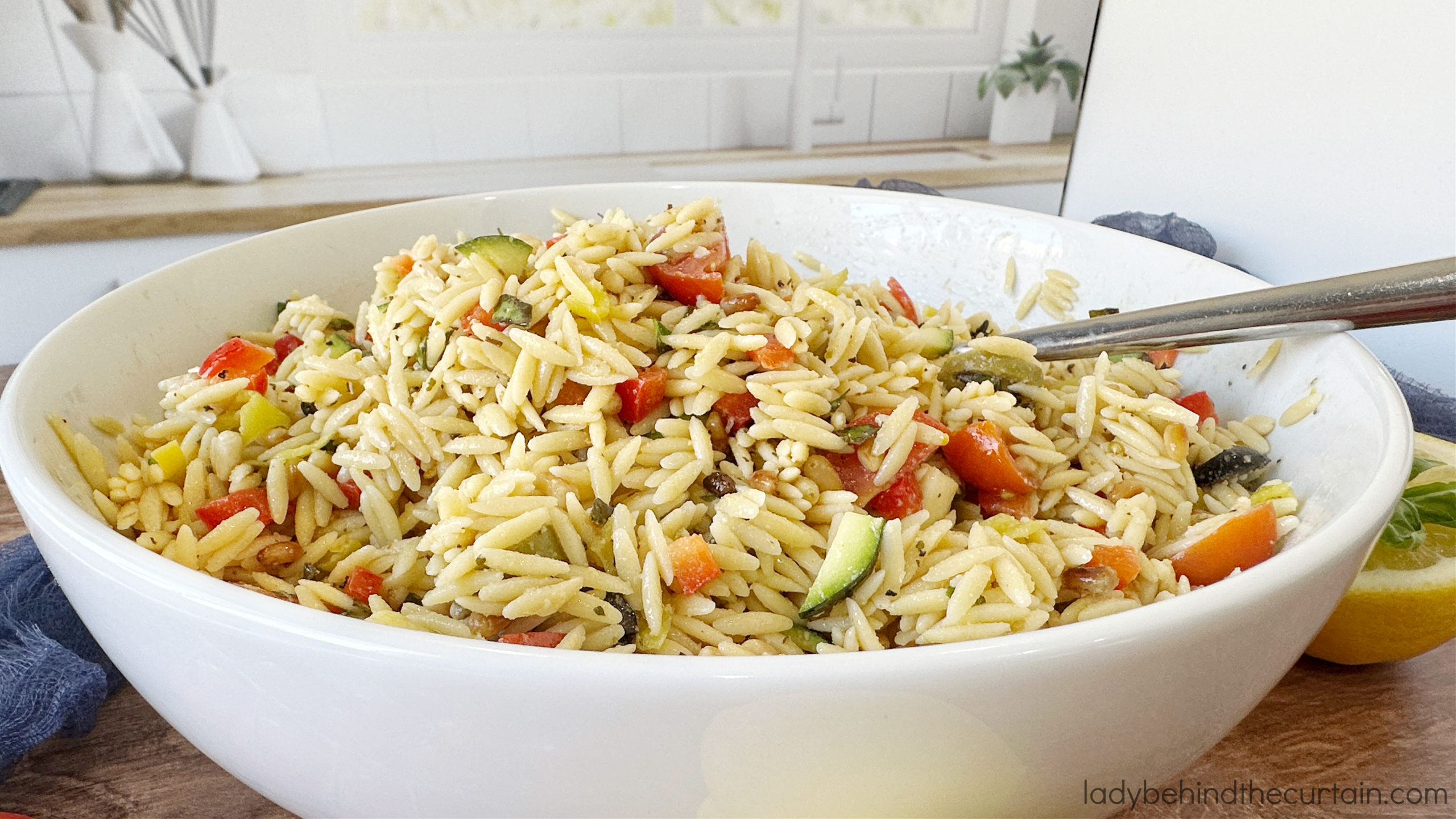 Italian Orzo Pasta Salad