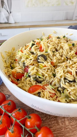 Italian Orzo Pasta Salad