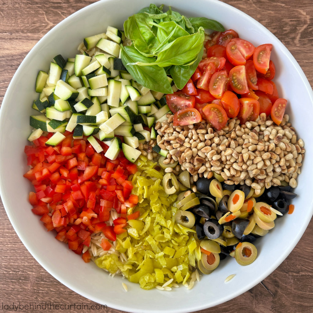 Italian Orzo Pasta Salad