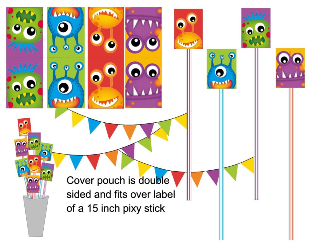 Cartoon Monster Party Free Printable Collection