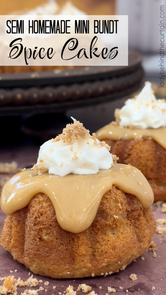 Semi Homemade Mini Bundt Spice Cakes