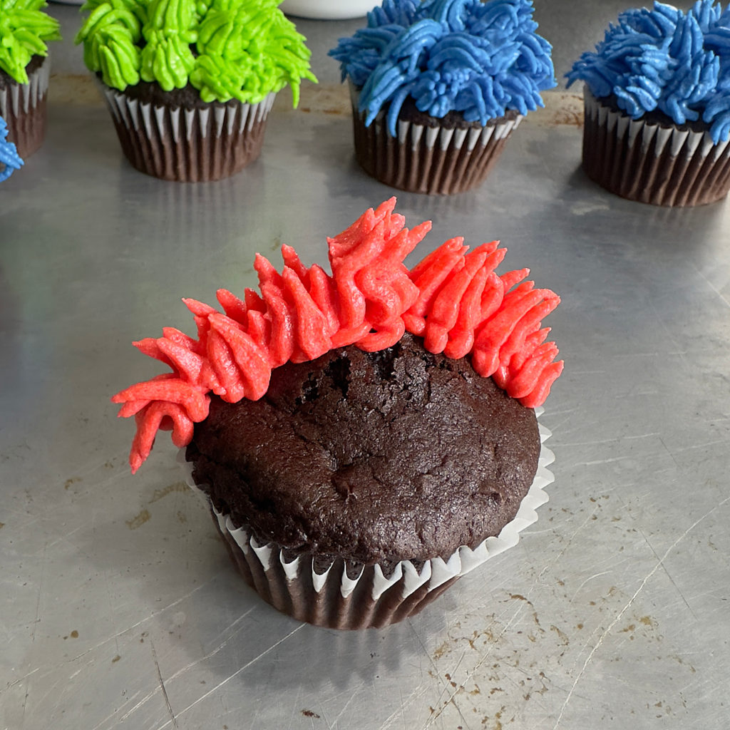 Semi Homemade Monster Cupcakes