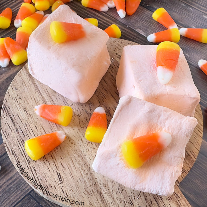 Homemade Candy Corn Marshmallows