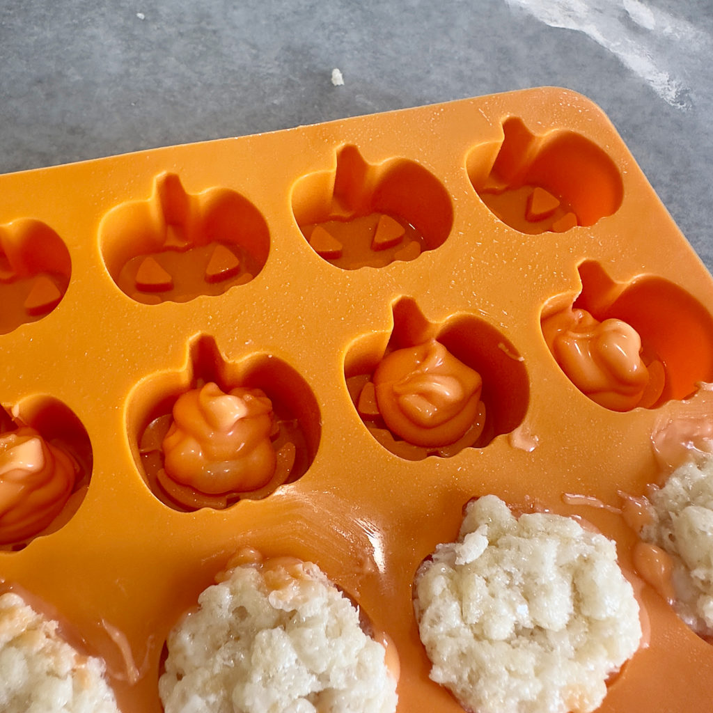 Rice Kripsy Treats Jack-O-Lanterns