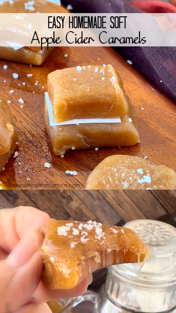 Easy Homemade Soft Apple Cider Caramels