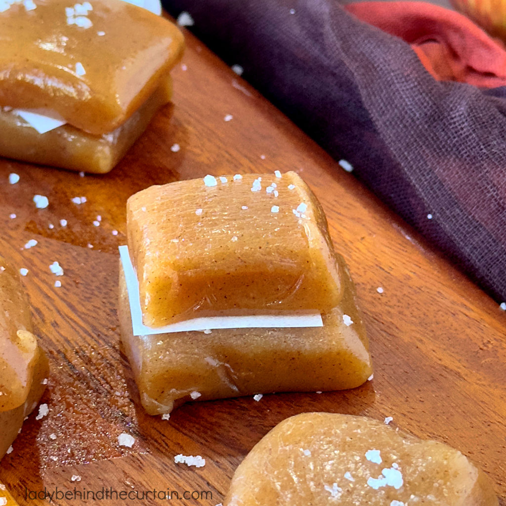 Easy Homemade Soft Apple Cider Caramels