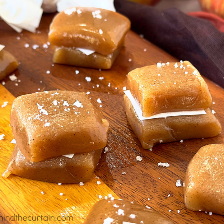 Easy Homemade Soft Apple Cider Caramels