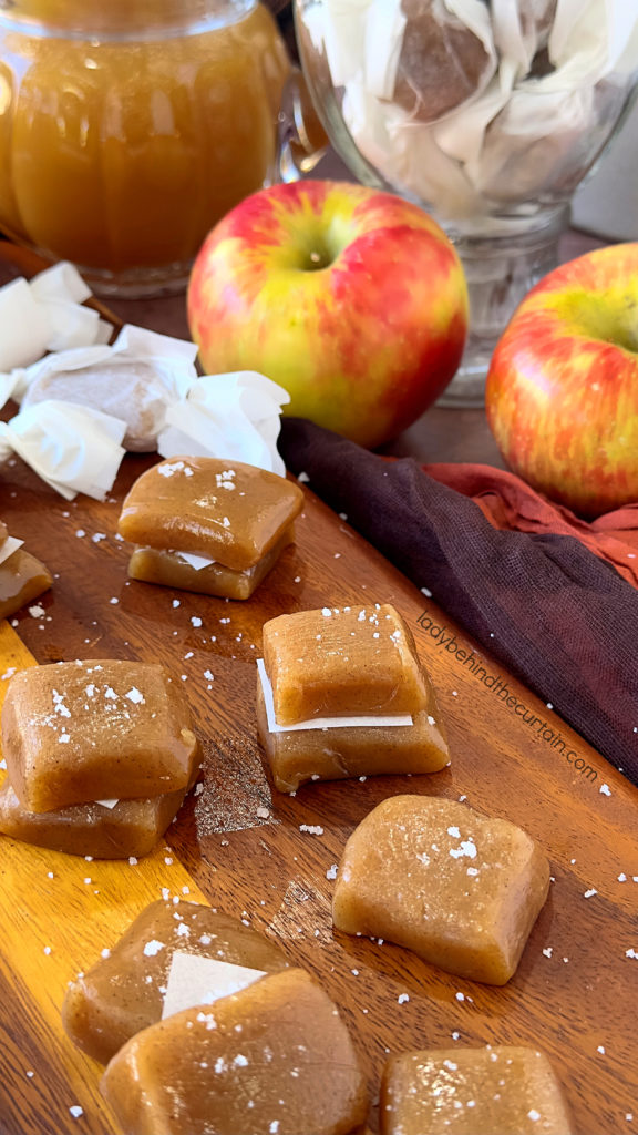 Easy Homemade Soft Apple Cider Caramels