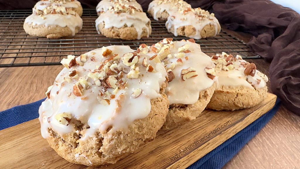 Easy Spice Cake Mix Cookies with a Maple Glaze