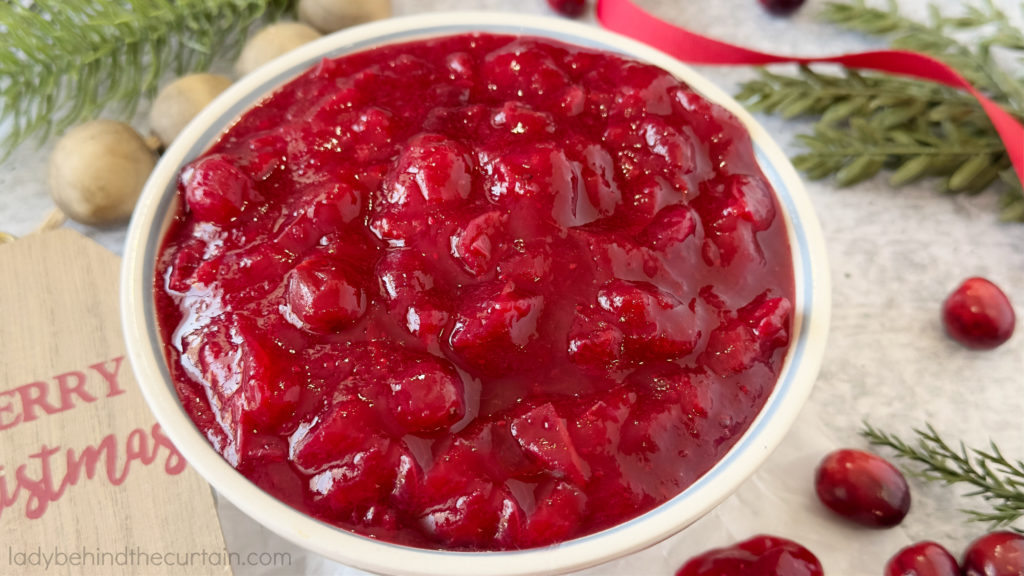 Sugar-Free Cranberry Sauce Spread