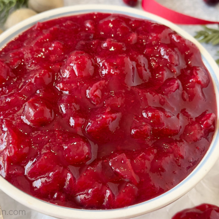 Sugar-Free Cranberry Sauce Spread