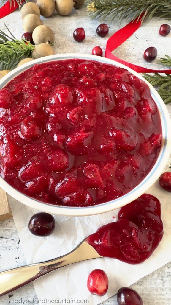 Sugar-Free Cranberry Sauce Spread