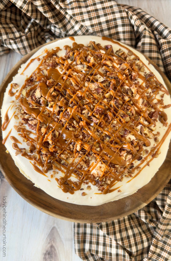 Frozen No-Bake Pecan Pie Cheesecake