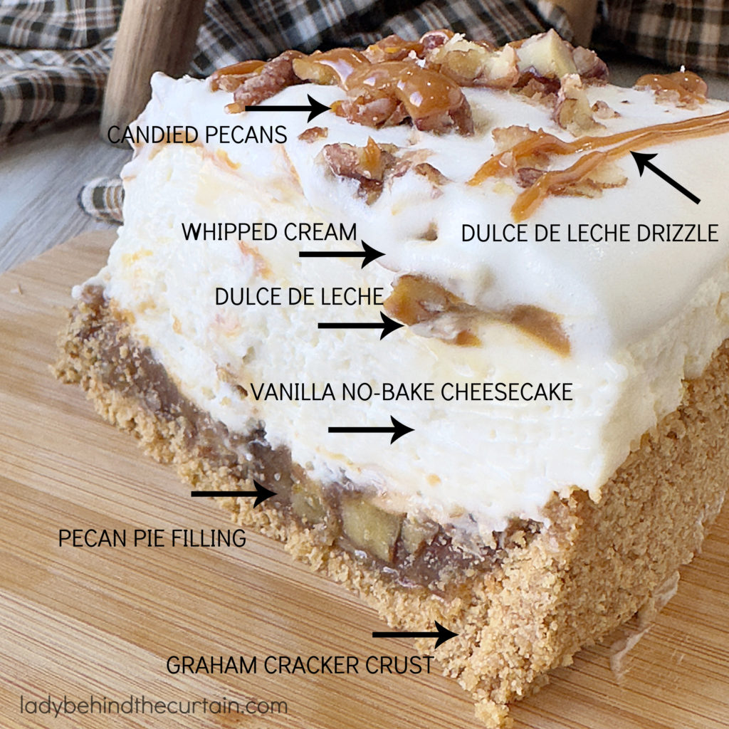 Frozen No-Bake Pecan Pie Cheesecake