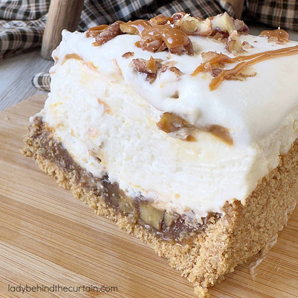 Frozen No-Bake Pecan Pie Cheesecake