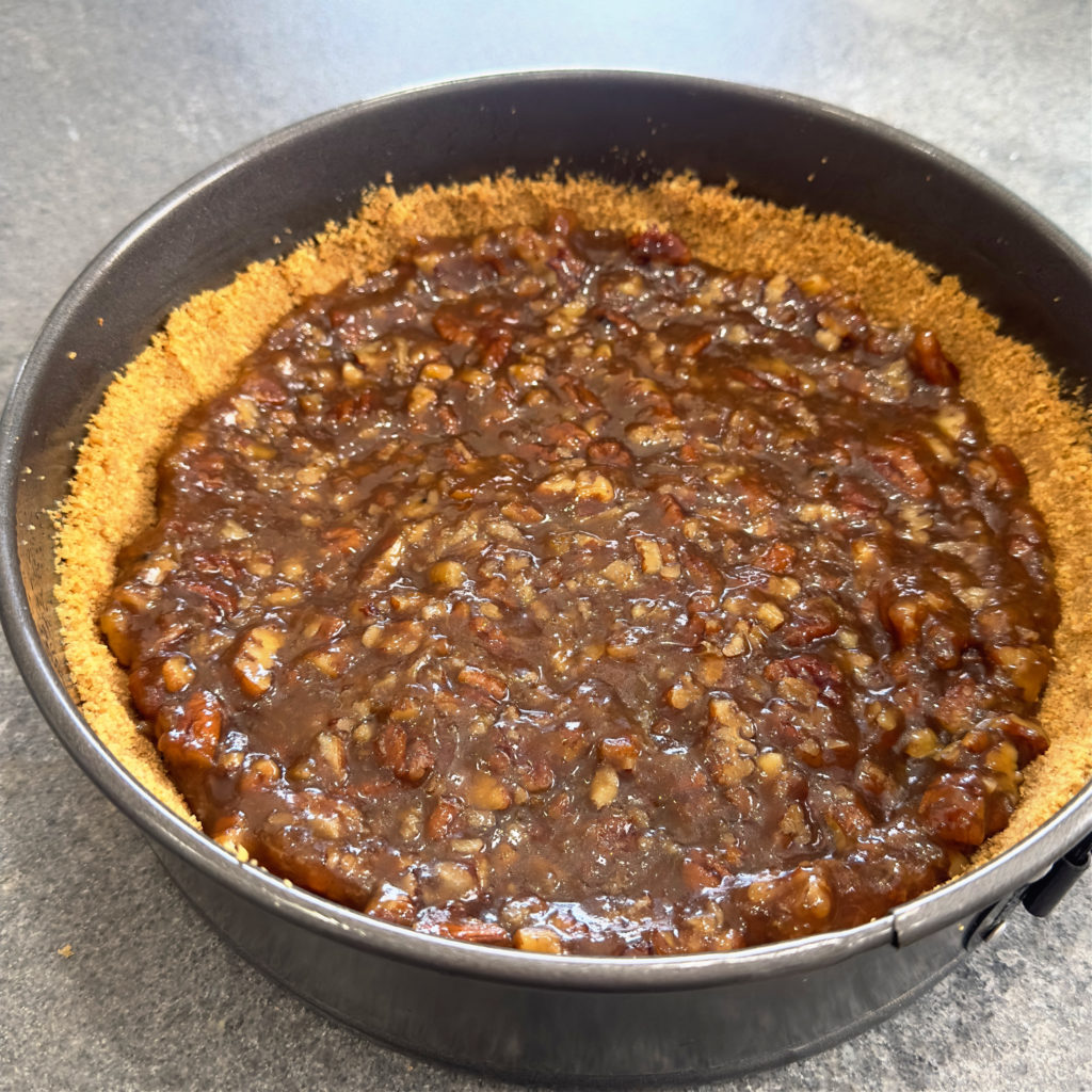 Frozen No-Bake Pecan Pie Cheesecake