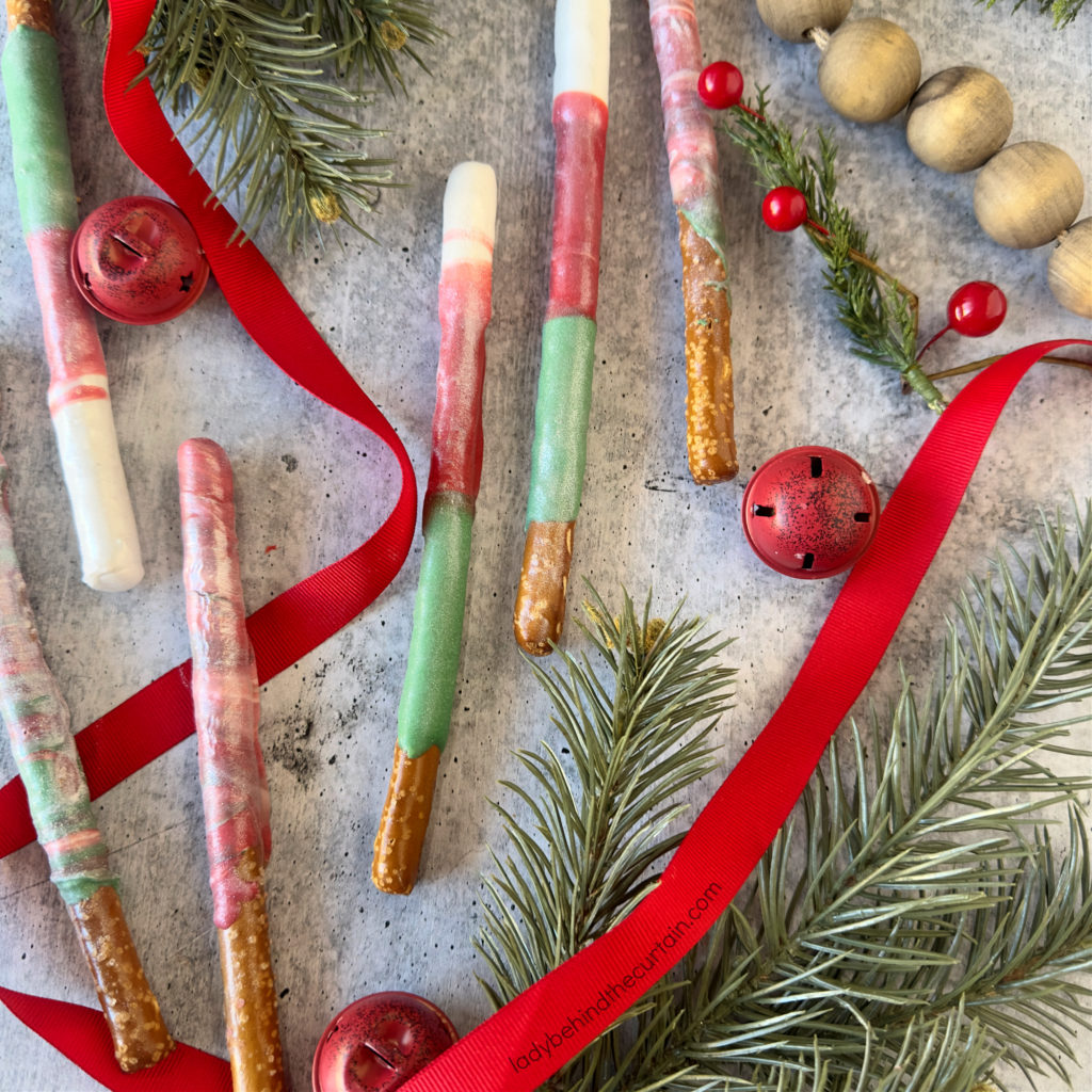 How to Make ambre and Marbled Decorated Pretzels