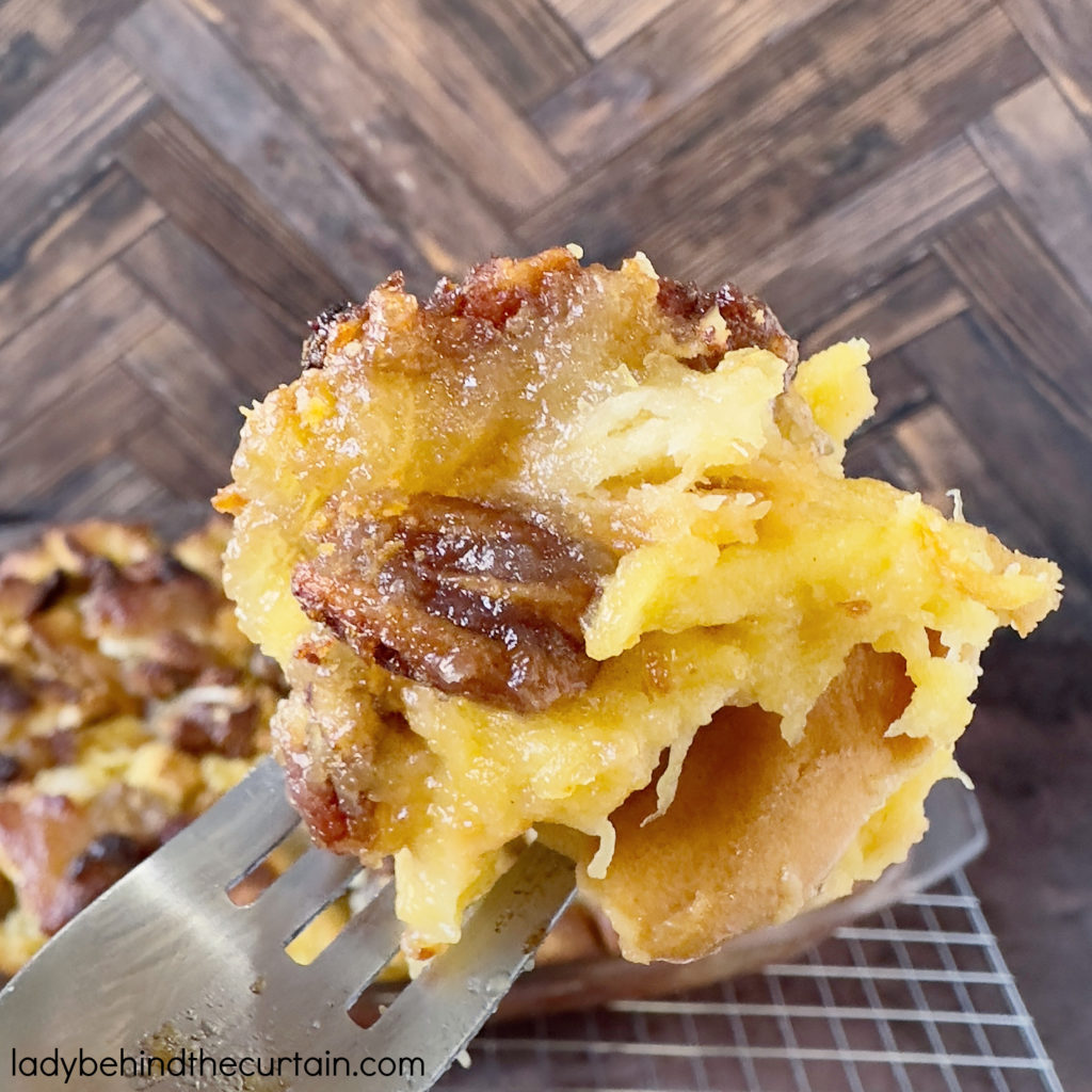 Leftover Pecan Pie Bread Pudding