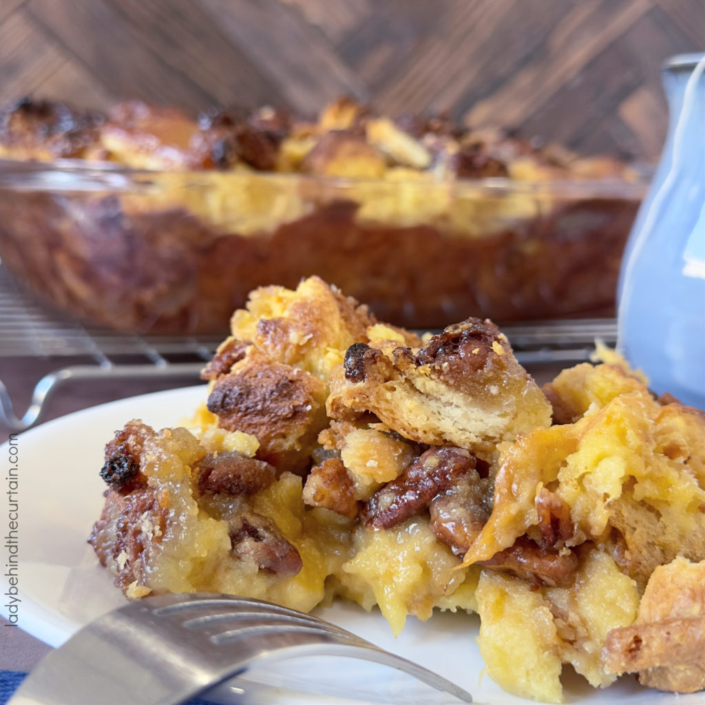 Leftover Pecan Pie Bread Pudding