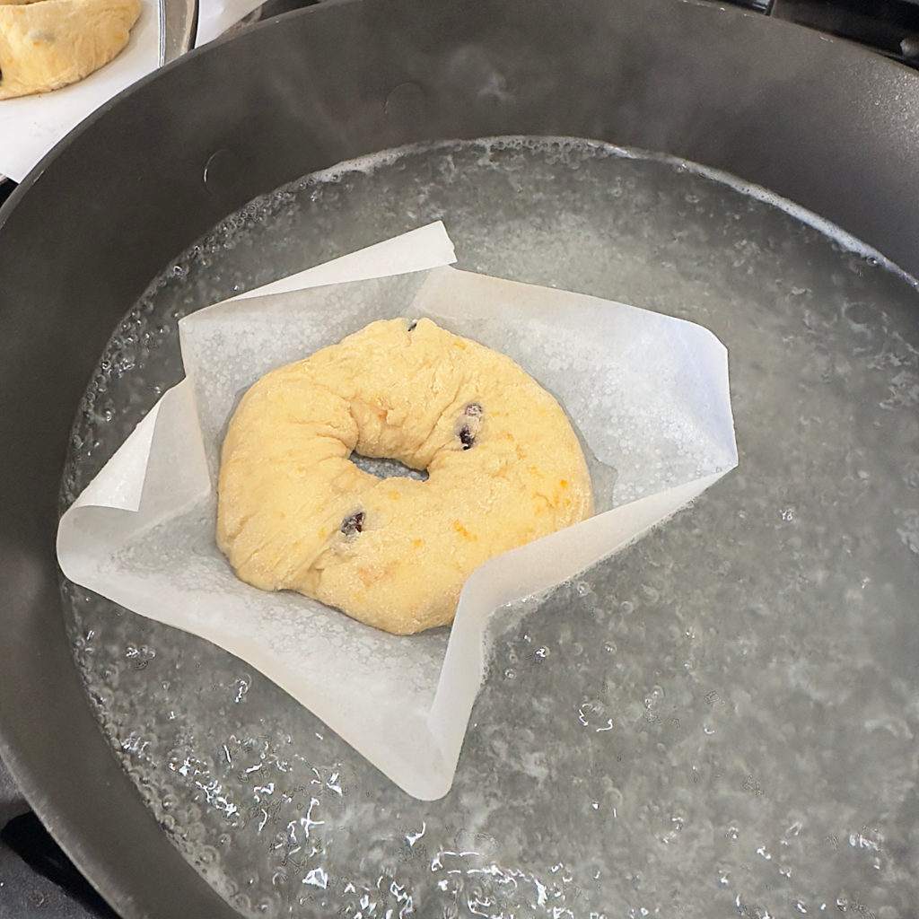 Homemade Mini Cranberry Orange Bagels